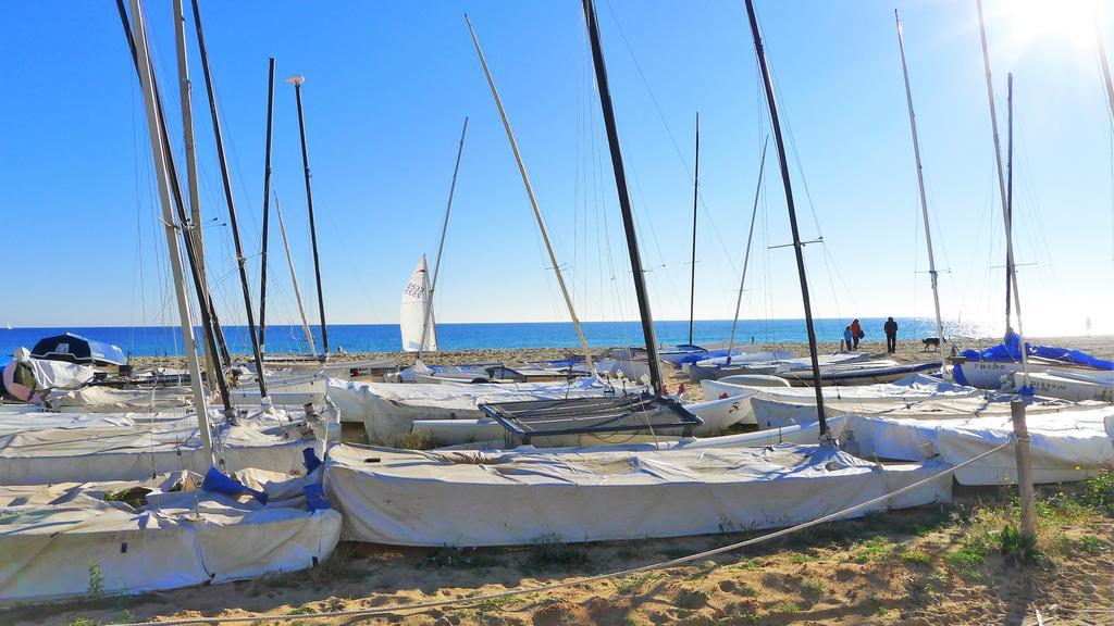 Helena Seaview & Beach-Apartment Montgat Dış mekan fotoğraf