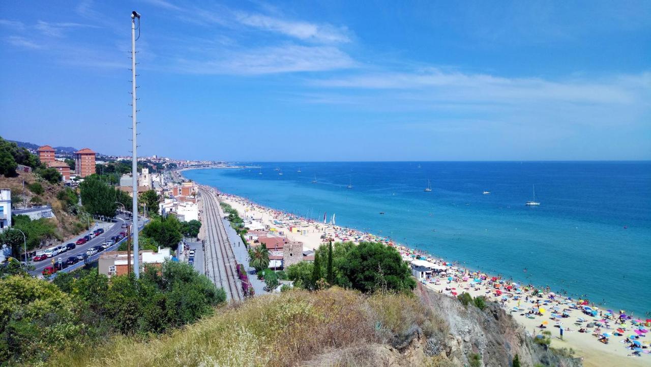 Helena Seaview & Beach-Apartment Montgat Dış mekan fotoğraf